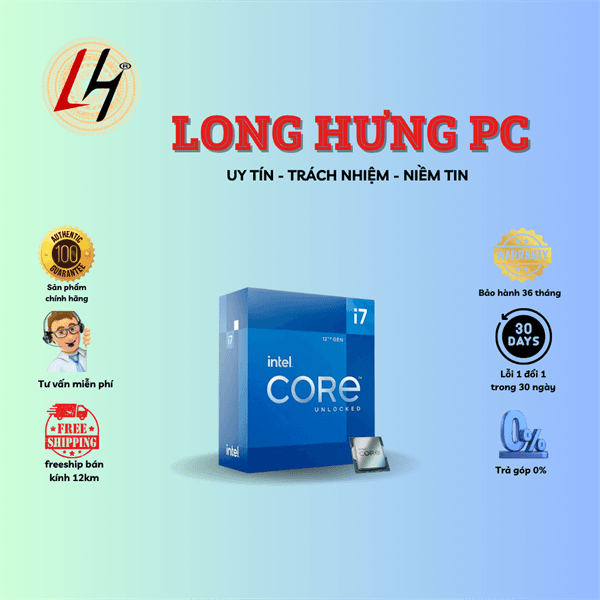 CPU intel core i7 12700K 2nd