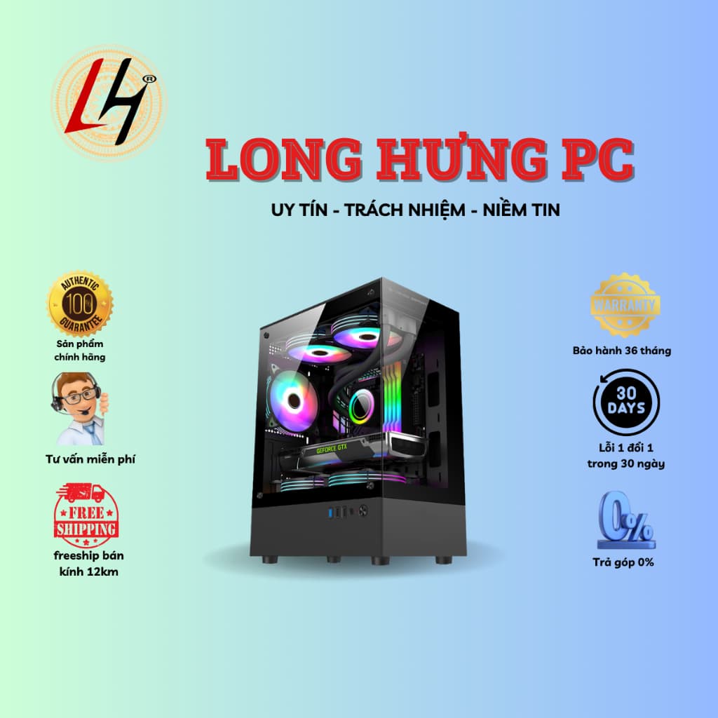 PC gaming 34: Core i5 13400F, Ram 32G, VGA 5060 8g, XP750